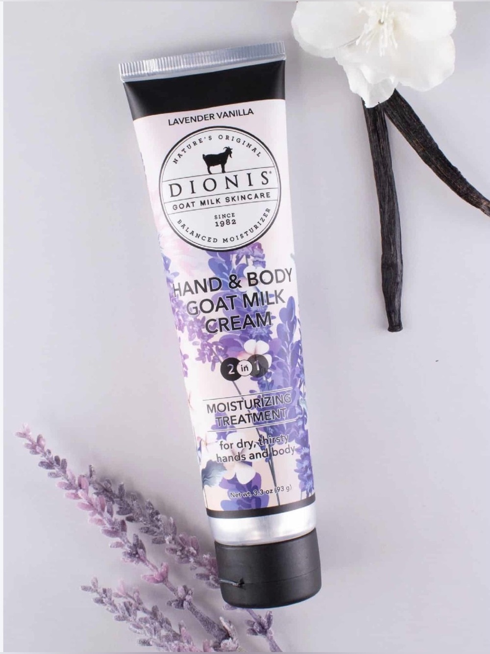 Lavender Vanilla Hand & Body Goat Milk Cream - Lavender